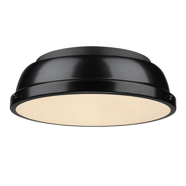 Krauss 2 - Light 14'' Simple Dome Flush Mount | Wayfair Professional