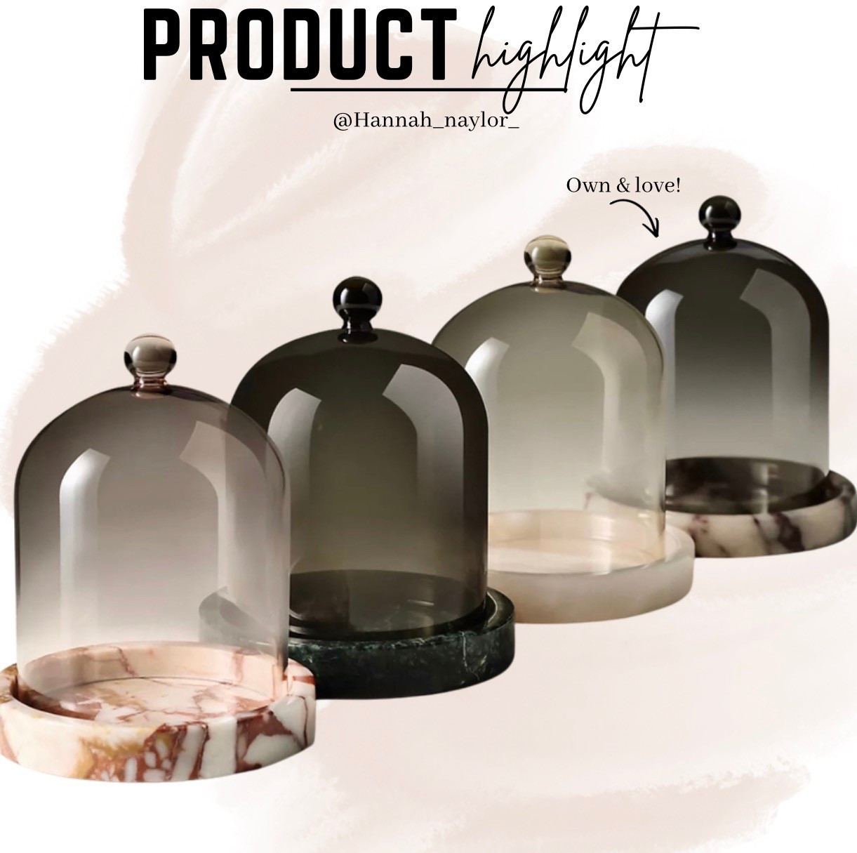 Finally my marble & glass candle cloche is back in-stock!!!! Now available in different glass colors and marble variations!!! #home #homedecor #interiordesign 

#LTKActive #LTKU #LTKHome