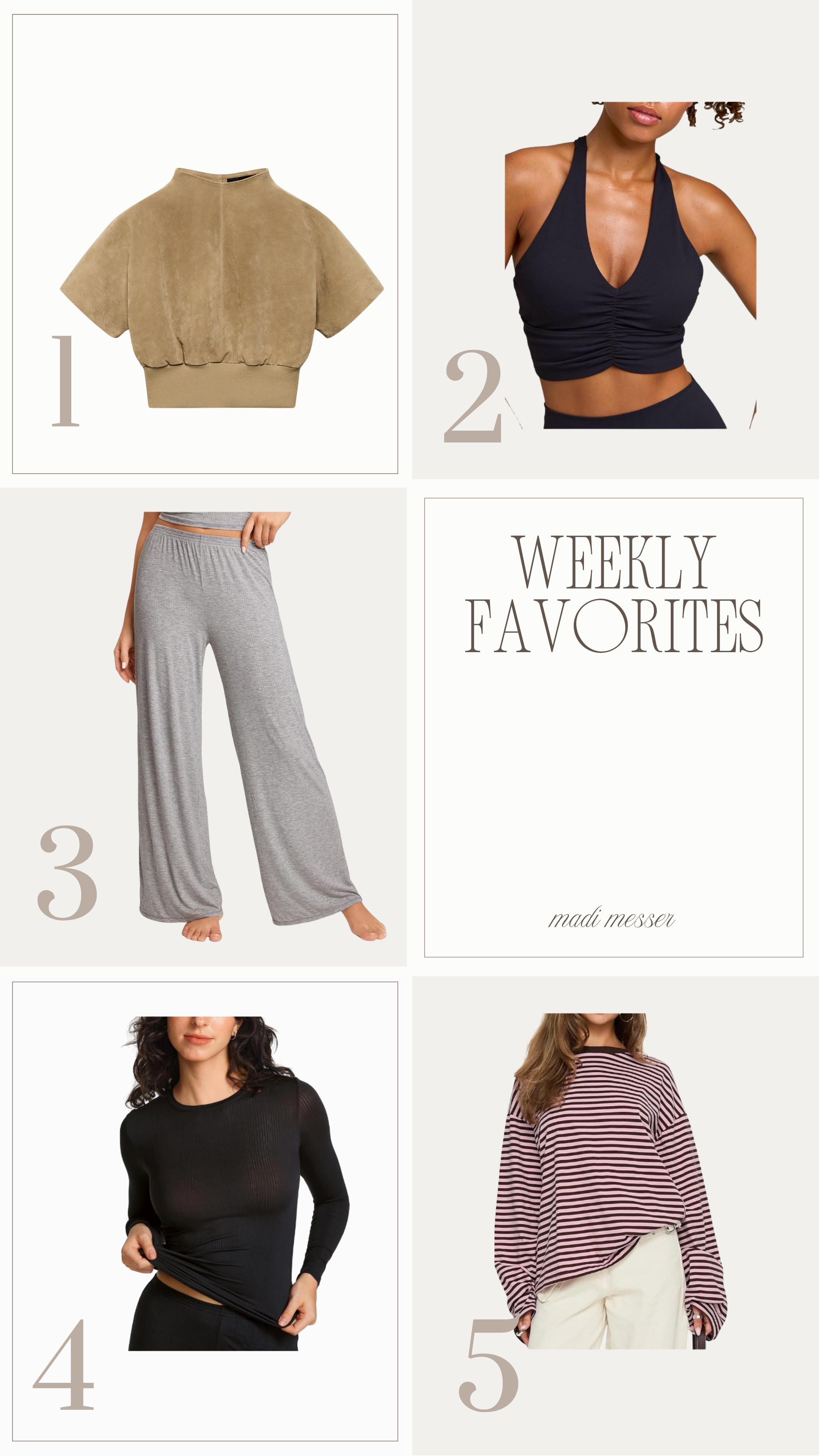 This week's favorite things! 

 