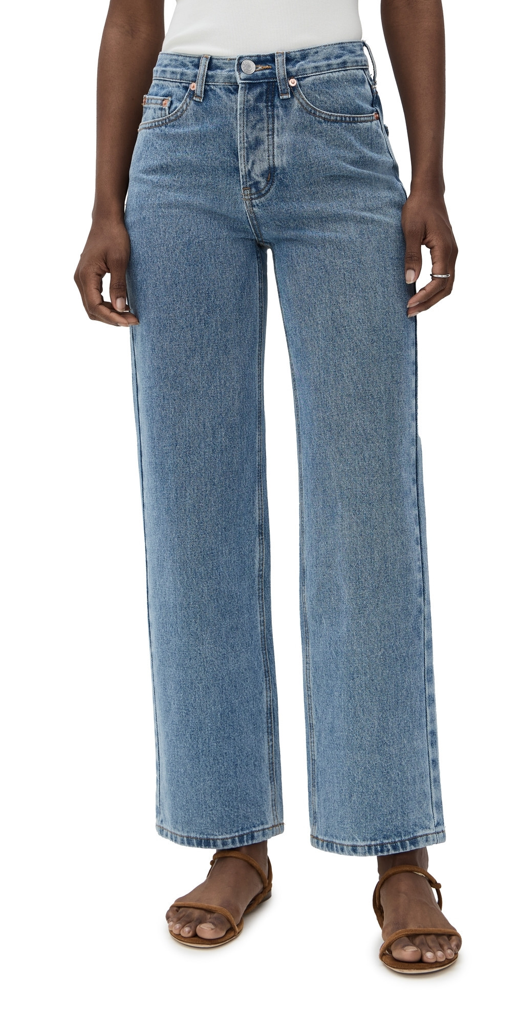 PARKE Classic Straight Jeans Vintage Wash 30 | Shopbop