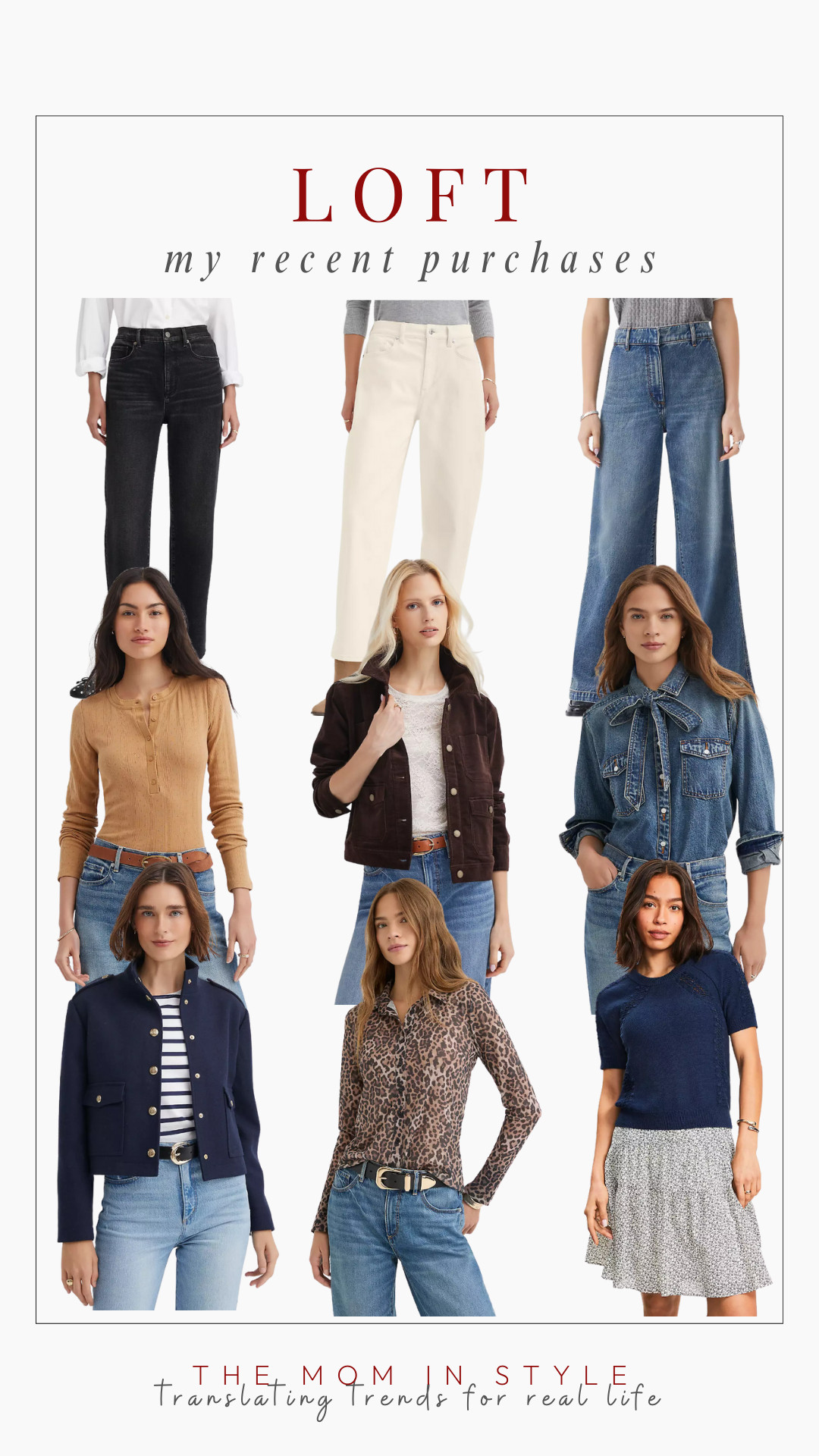 Loft my recent purchases, denim shirt, denim blouse, fall outfit, denim jacket, fall trends 2025 

 #LTKSaleAlert #LTKFindsUnder50 #LTKFindsUnder100
