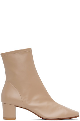 Taupe Sofia Boots | SSENSE