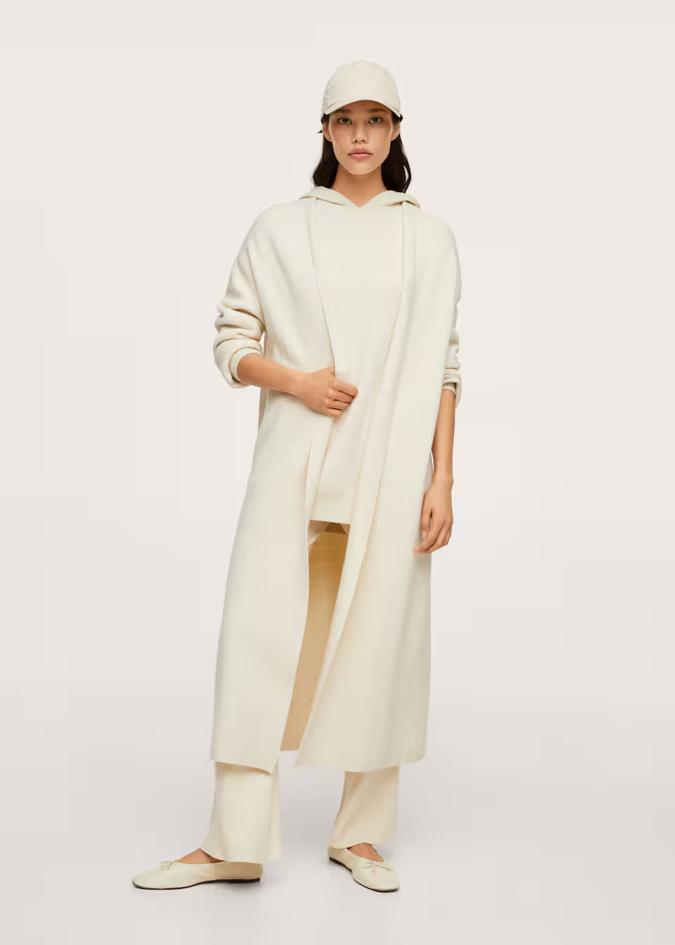Knit long cardigan | MANGO (US)