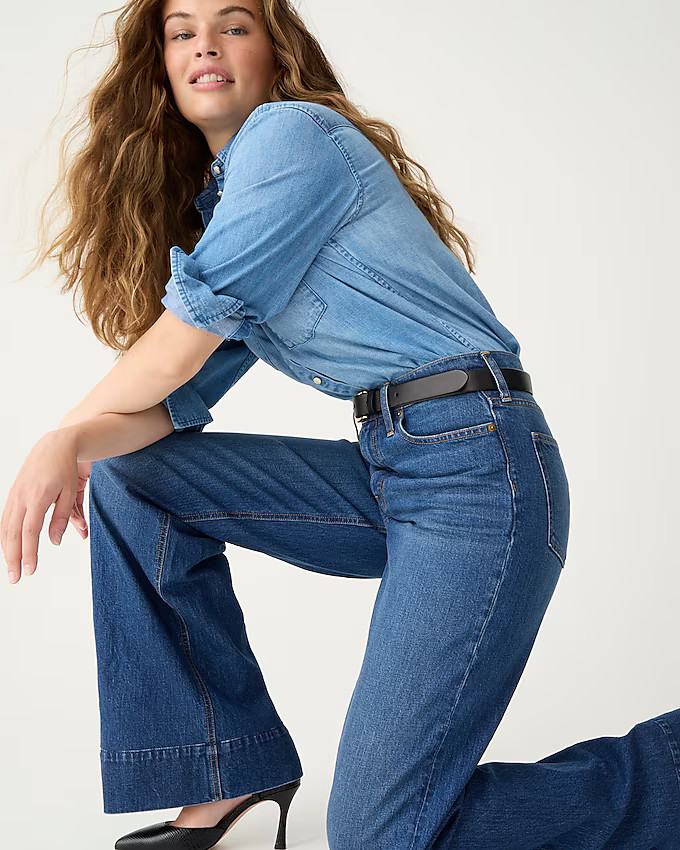 best seller4.8(16 REVIEWS)Denim trouser in Wesly wash$158.00Wesly WashClassicPetiteTallSelect A S... | J. Crew US