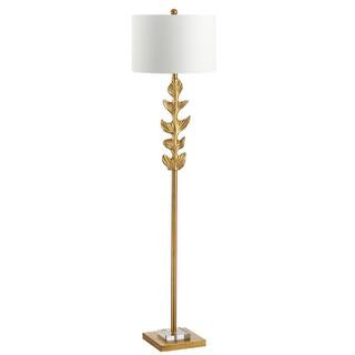 Safavieh Georgiana 61.5 in. Gold Leaf Floor Lamp-FLL4047A - The Home Depot | The Home Depot
