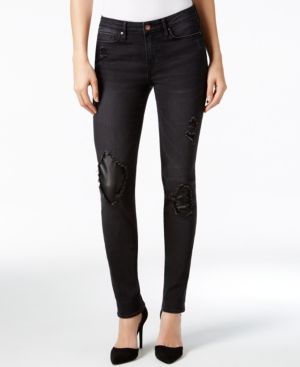 Calvin Klein Jeans Ripped Kent Wash Ultimate Skinny Jeans | Macys (US)