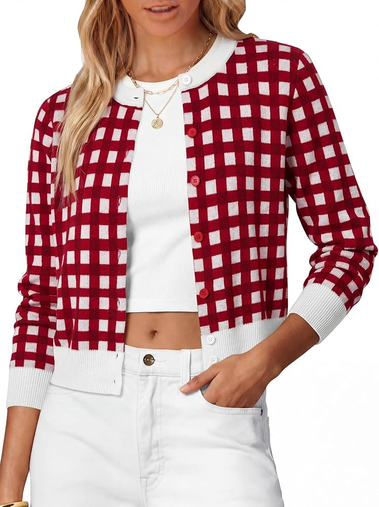 Red White Plaid | Amazon (US)