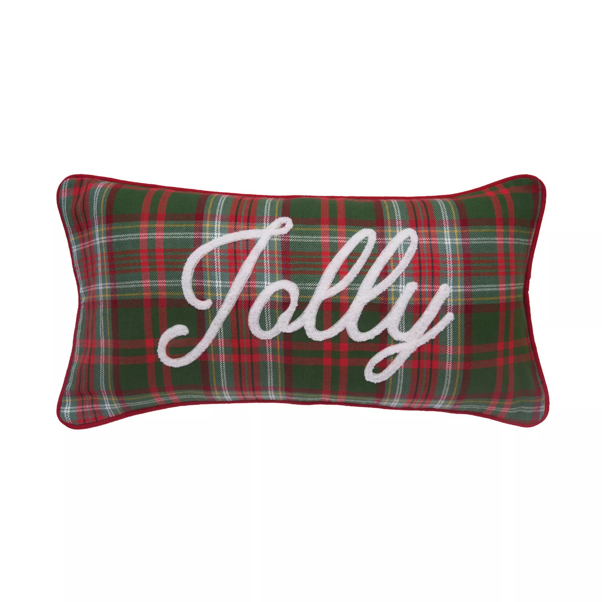 C&F Home Jolly Plaid Christmas Throw Pillow | Kohl's