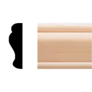3/8 in. x 1-1/4 in. x 8 ft. Basswood Panel Moulding | The Home Depot