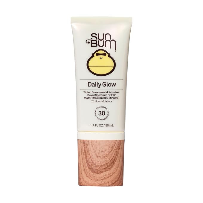 Sun Bum Daily SPF 30 Glow Sunscreen Face Lotion - Moisturizing Facial Sunscreen - Tinted - Dewy F... | Amazon (US)