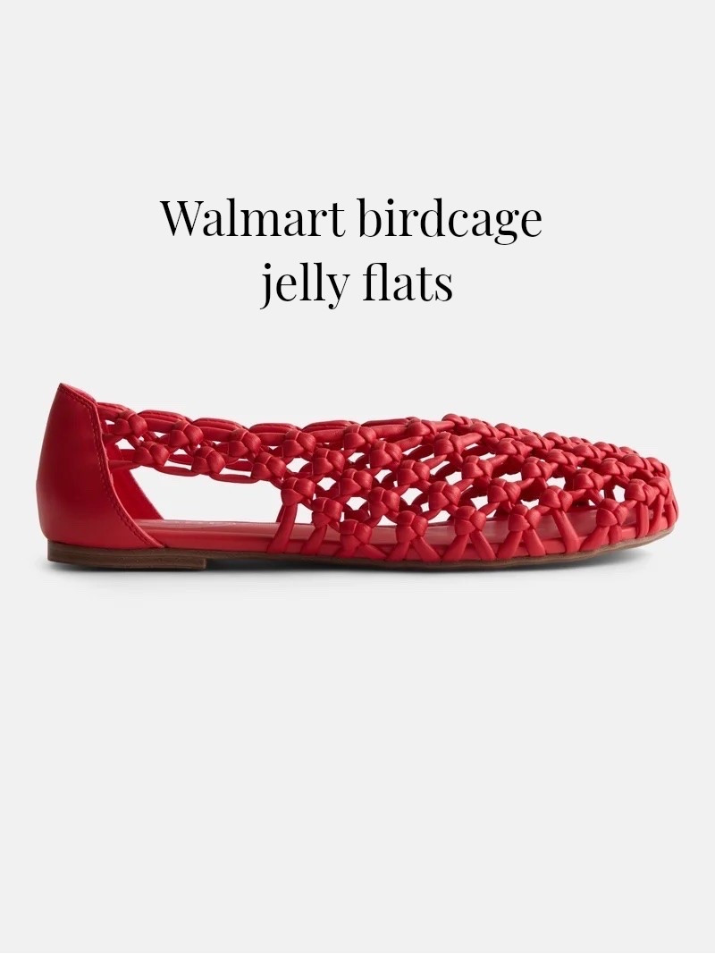 Walmart, bird cage, jelly, ballet flat women’s summer shoes

#LTKootd #LTKmomlife #LTKMothersDay
