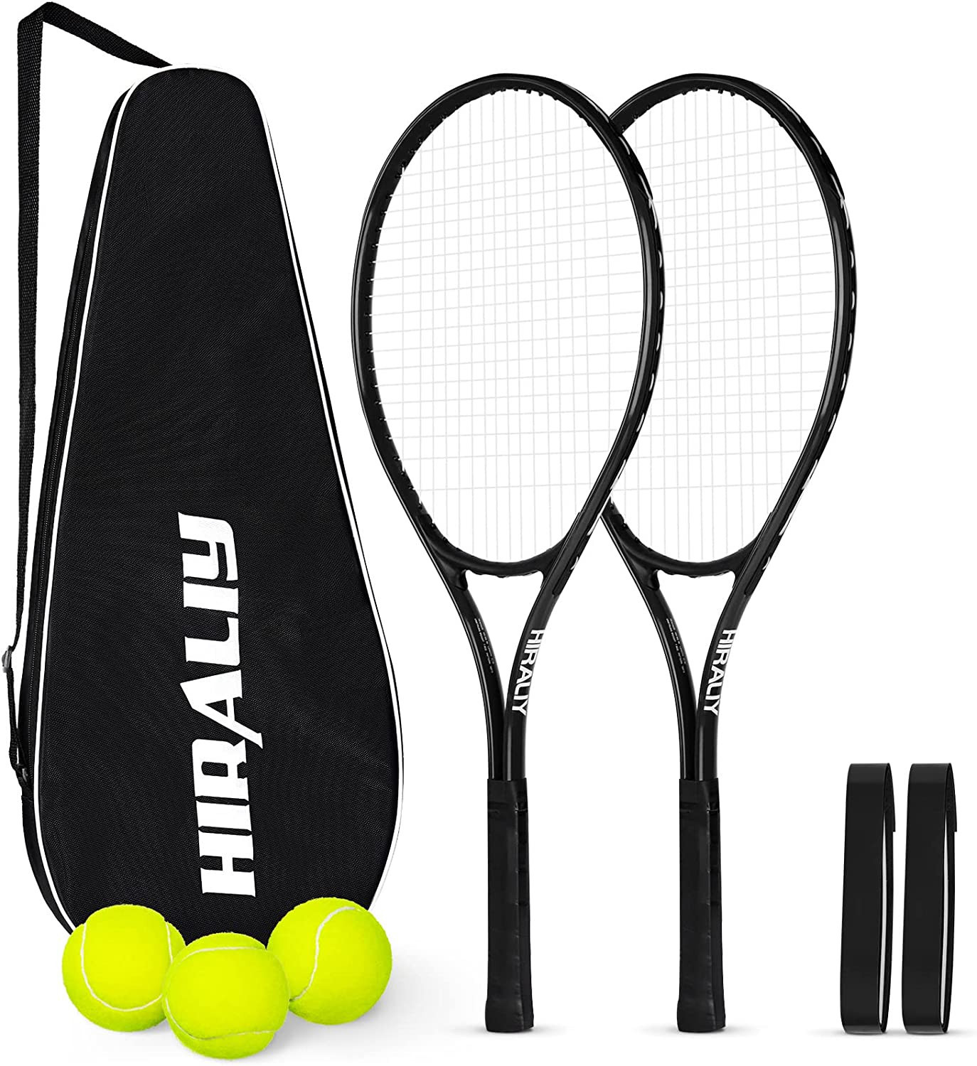 Amazon.com : HIRALIY Adult Recreational Tennis Rackets for Adults 2 Pack ,27 inch Tennis Racquets... | Amazon (US)