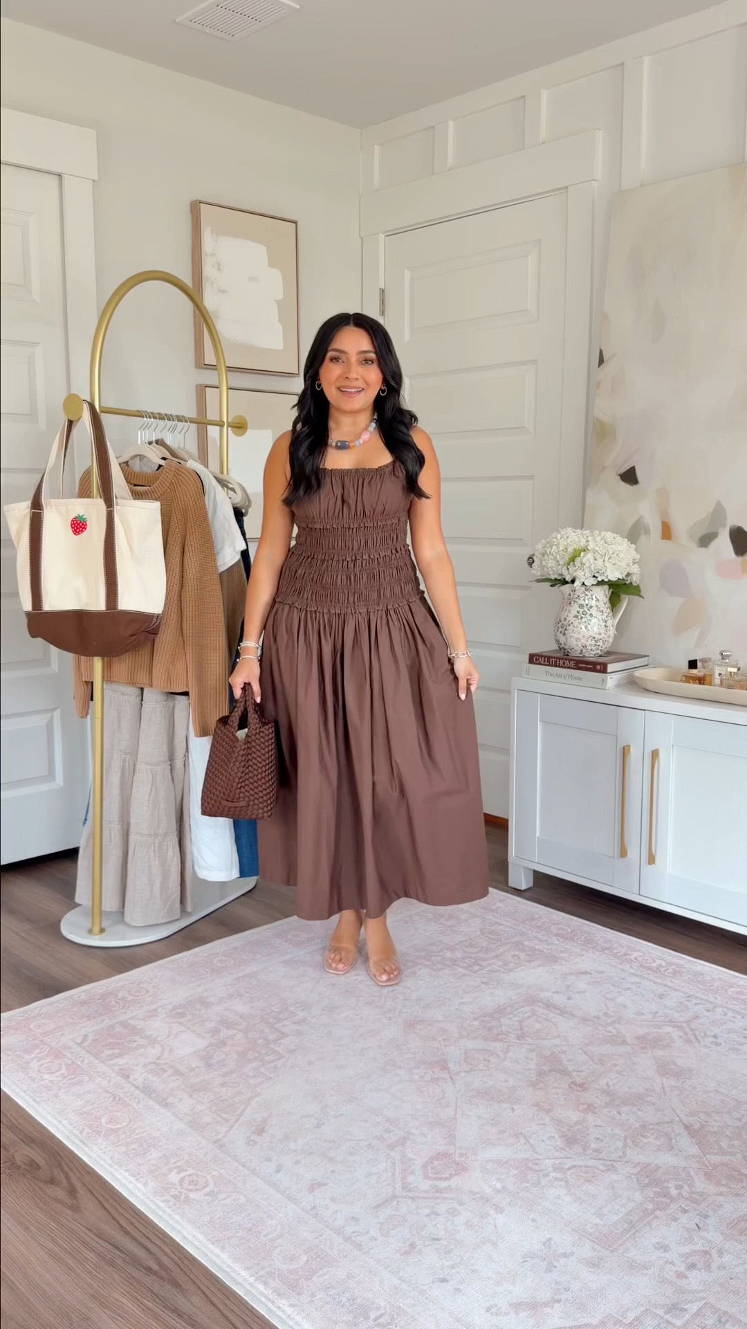 Brown maxi dress size XS petite TTS
Clear heels size 5 TTS


#LTKSaleAlert #LTKPetite #LTKSpringSale