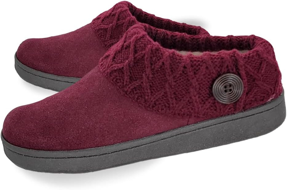 Clarks Women's Knit Scuff Slippers | Amazon (US)