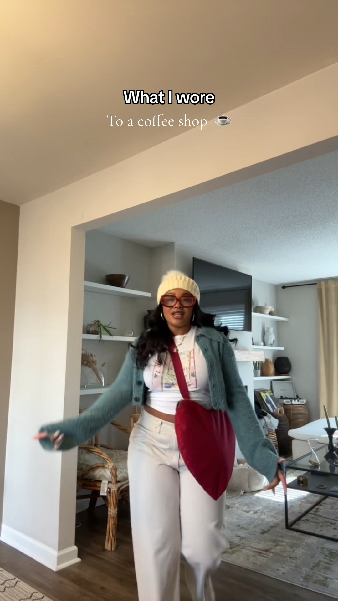 😂headed to get some things done at a coffee shop. Bag is from @nayratudio on IG