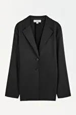 THE WAISTED LINEN BLAZER - BLACK - COS | COS (EU)