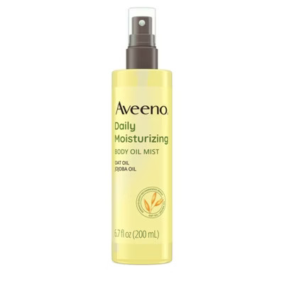 Aveeno Daily Moisturizing Oil Mist for Rough Sensitive Skin with Oat and Jojoba Oil - Lightly Scented - 6.7 fl oz | Target