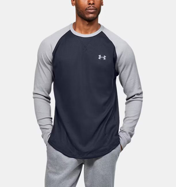 Men's UA Waffle Crew Long Sleeve | Under Armour US | Under Armour US