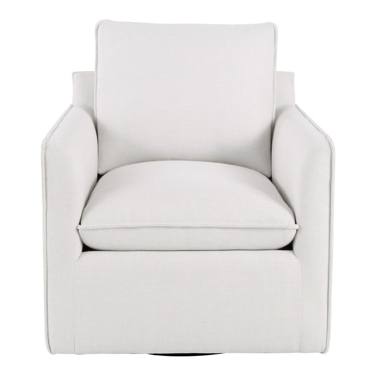 My Texas House Briar Accent Chair, Cream Linen - Walmart.com | Walmart (US)