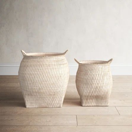 Birch Lane™ 2 Piece Wicker Basket Set | Wayfair | Wayfair North America