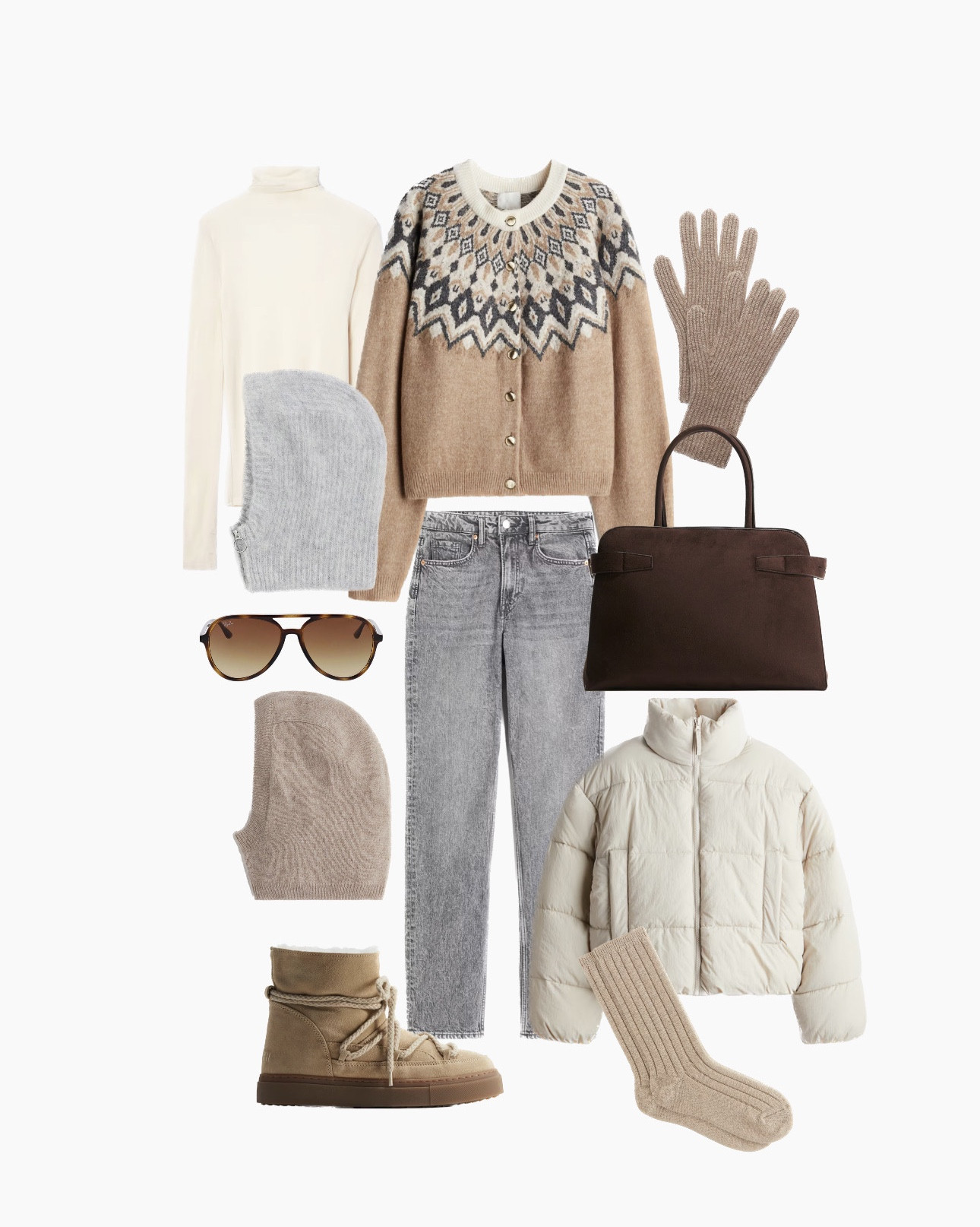 Winter Outfit in beige & grau: Norweger Strick, Boots & graue Jeans

#LTKwinter #LTKstyletip #LTKautumn