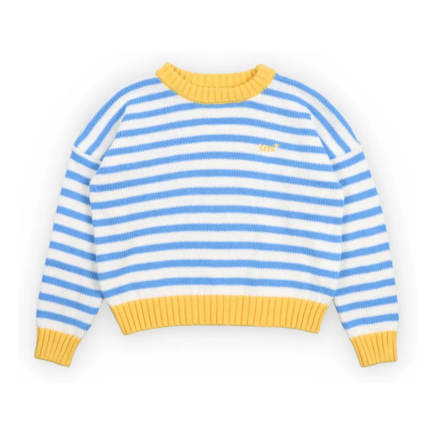 Pullover Marigold Gestreift | Hellblau | Smallable