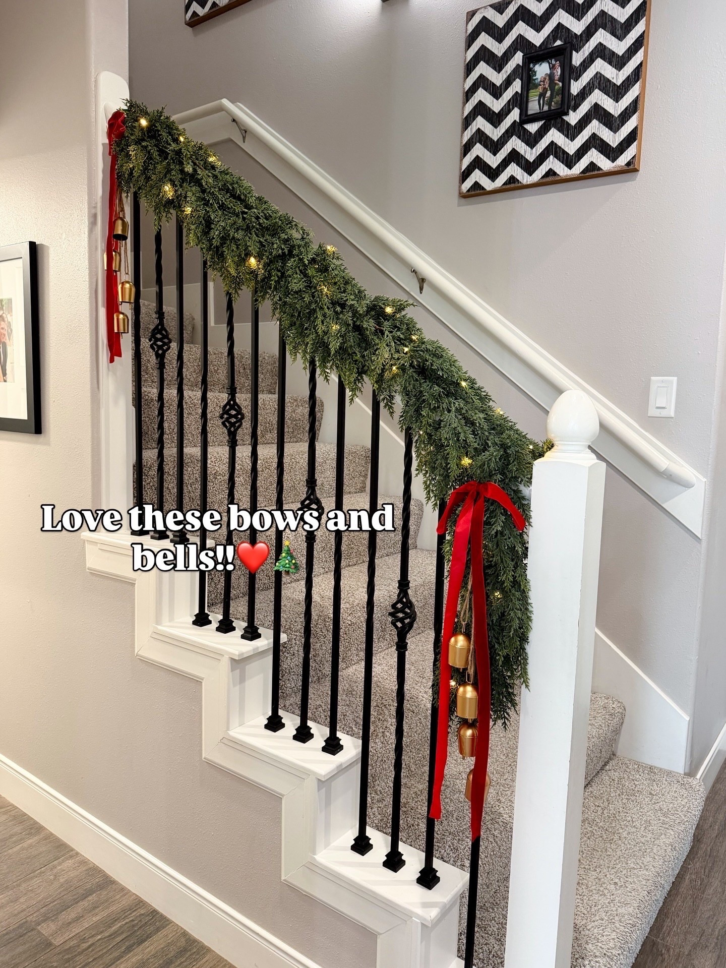 Not too late to add to your Christmas decor.

Such pretty lighted greenery with red bows & brass bells - a great addition to your stair rail or mantel.

//
Christmas home decor
Christmas greenery 
Lighted greenery 
Christmas Stairwell decor
Christmas mantel decor

#LTKSeasonal #LTKHome #LTKHoliday