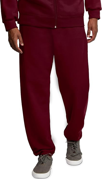 Fruit of the Loom Eversoft Fleece Elastic Bottom Sweatpants with Pockets, Relaxed Fit, Moisture W... | Amazon (US)