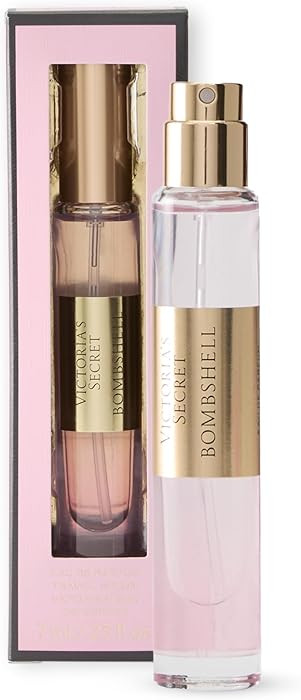 Victoria's Secret Bombshell Eau de Parfum Travel Spray, Notes of Purple Passion Fruit, Shangri-La... | Amazon (US)