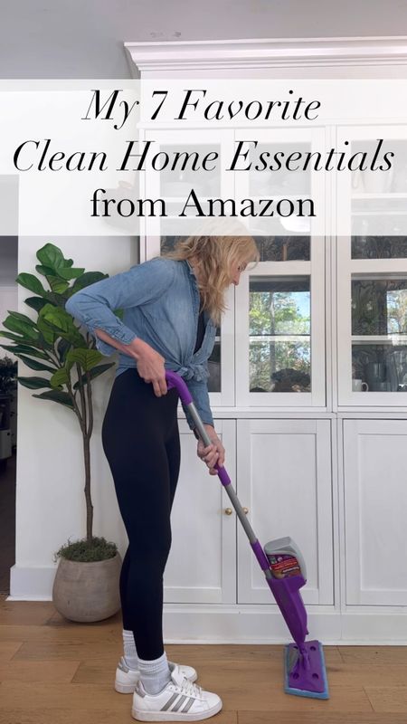 Clean home essentials from Amazon: spring cleaning, cleaning supplies, diffuser, simmer pot, essential oils, reusable mop 

#LTKVideo #LTKfindsunder50 #LTKhome