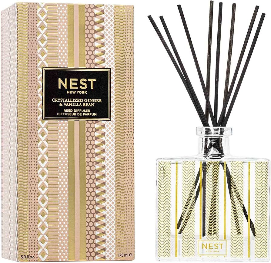 NEST Fragrances Crystallized Ginger & Vanilla Bean Reed Diffuser | Amazon (US)