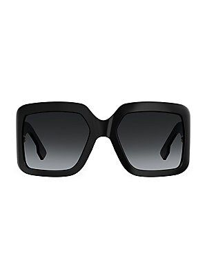 Dior60MM Oversized Square SunglassesColor - BlackUSD$375.00In StockEarn at least 750 points with ... | Saks Fifth Avenue