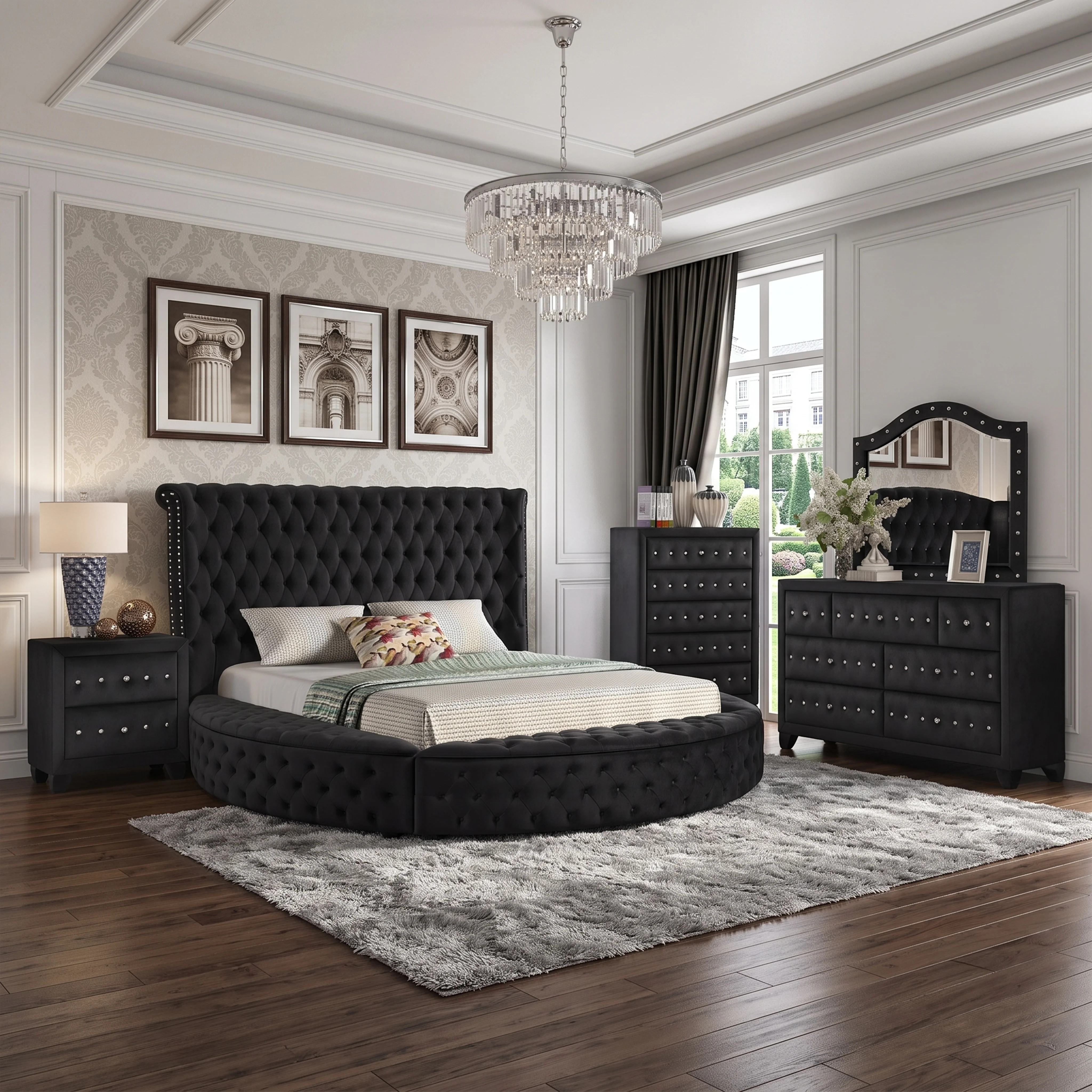 Taner Upholstered Storage 5 Piece Bedroom Set | Wayfair North America