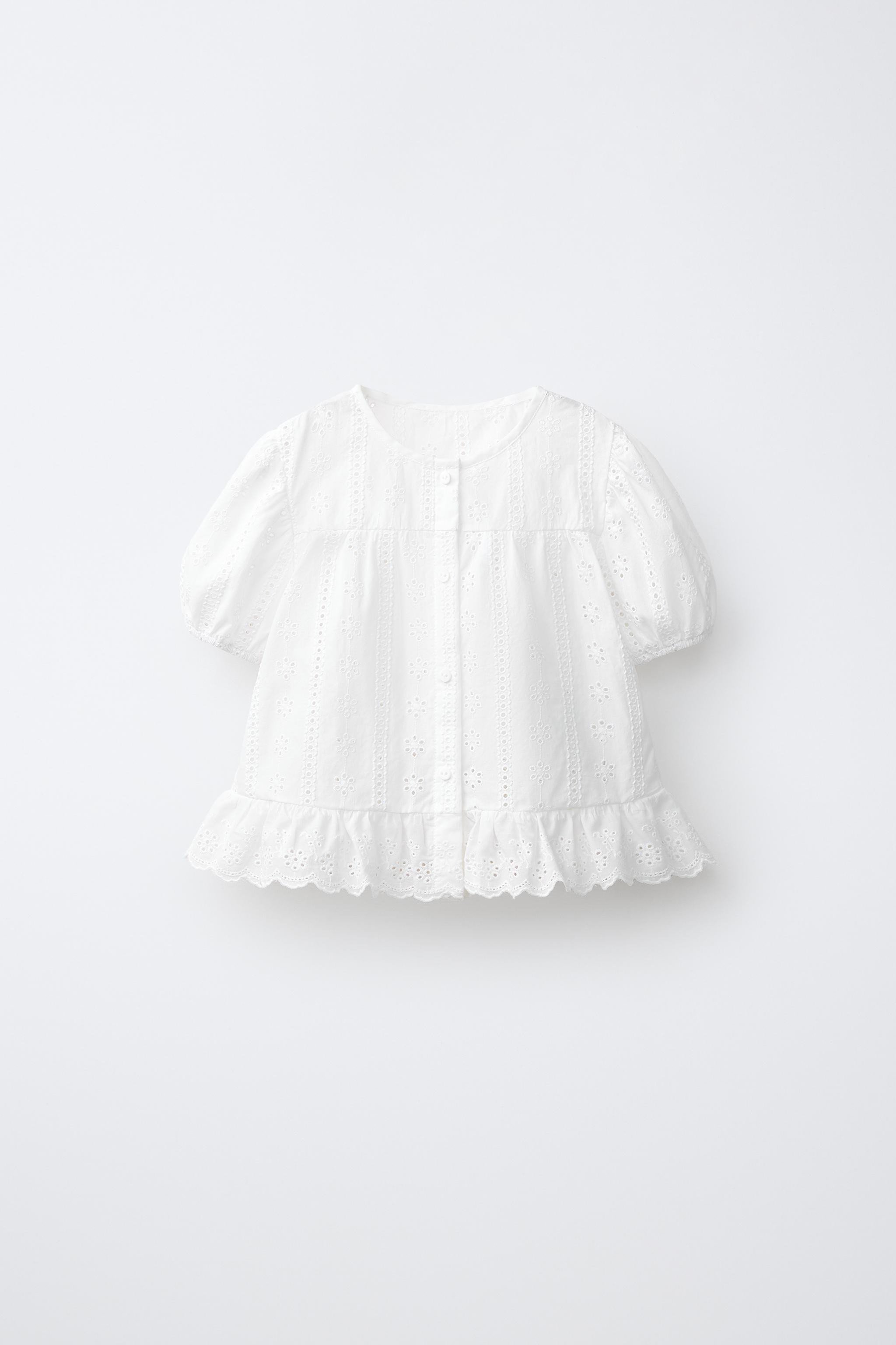EMBROIDERED ROMANTIC SHIRT | Zara US