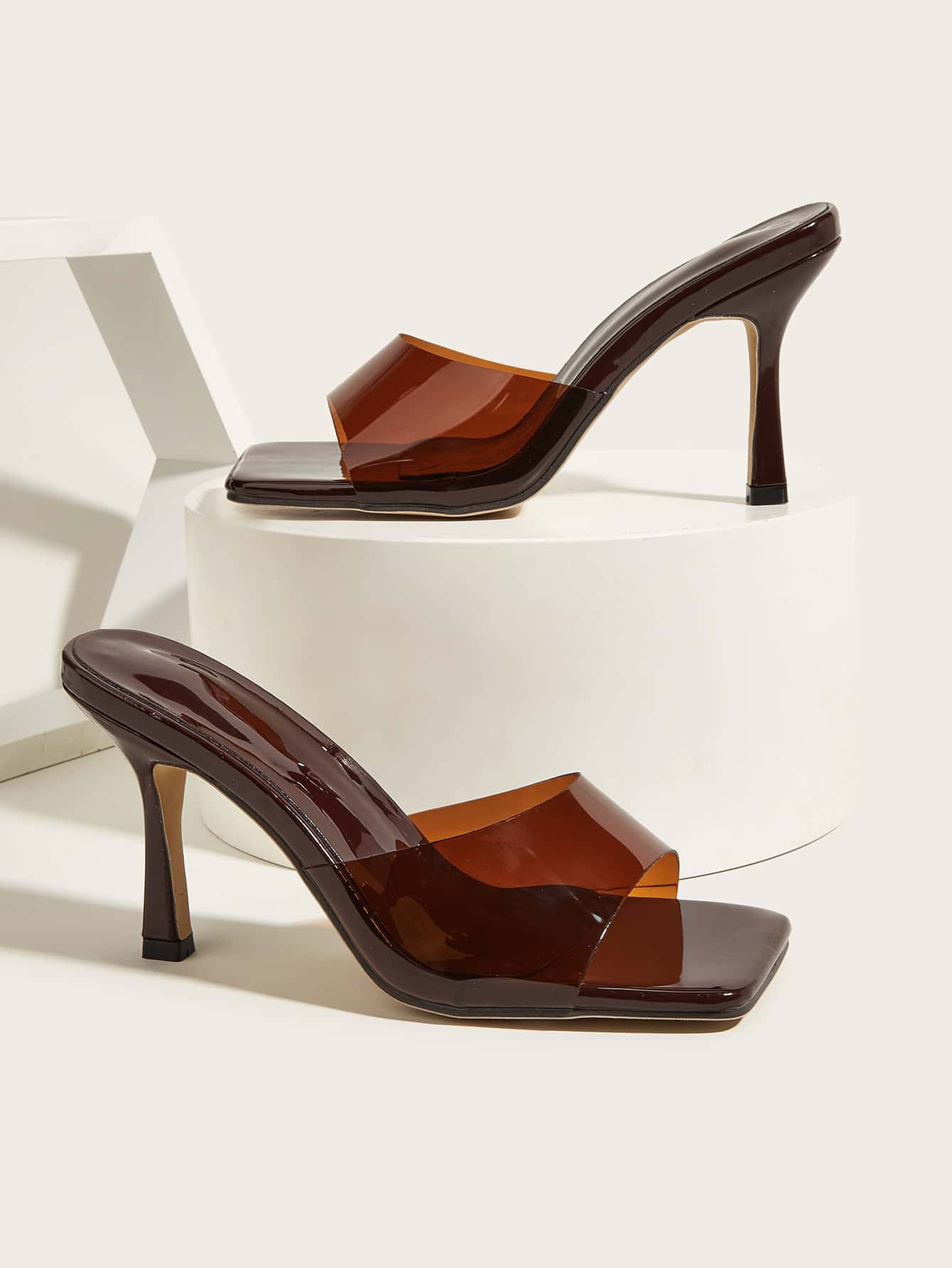Modieus Eenkleurig Dames sandalen met hak | SHEIN