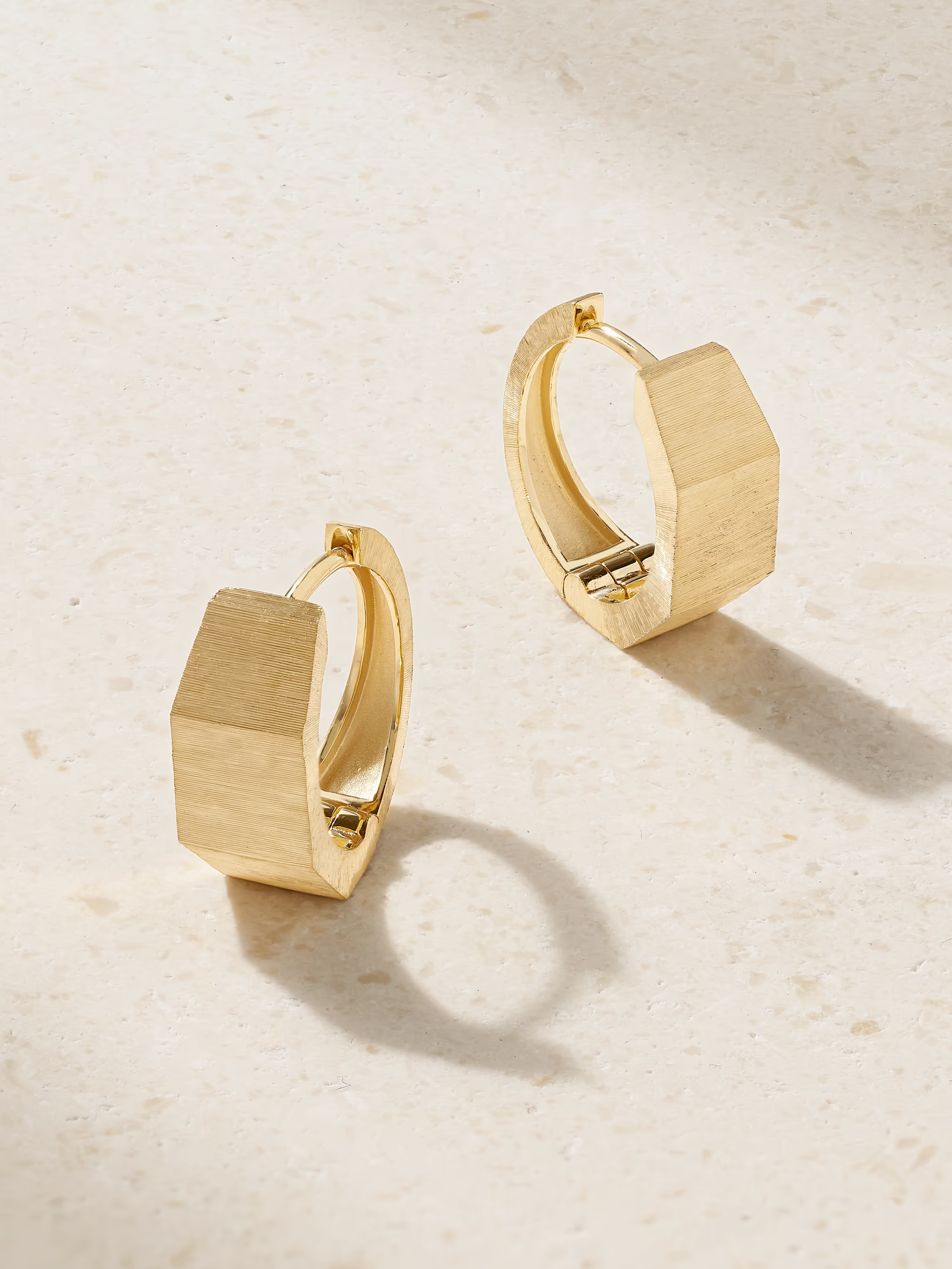 Ecrou large 18-karat gold hoop earrings | NET-A-PORTER (US)