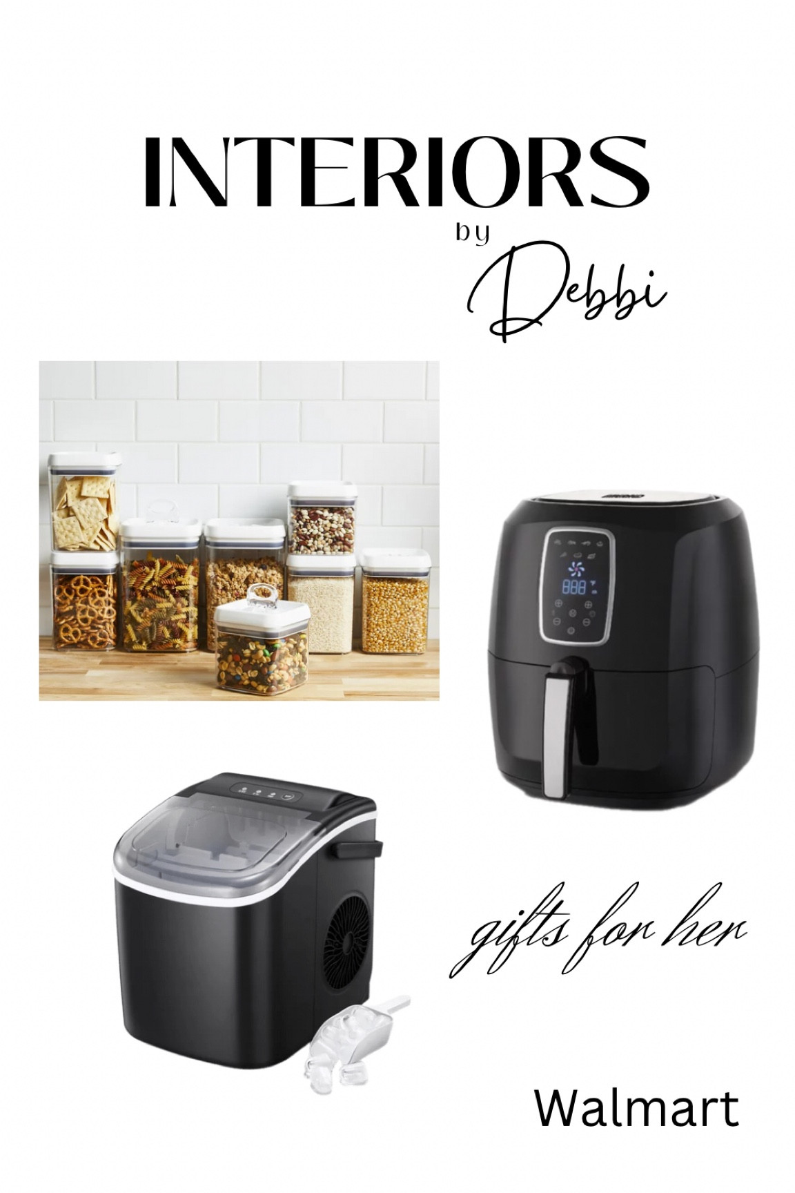 Gifts for Her
Storage containers, air fryer, ice maker,
Christmas gifts, Christmas gift ideas, gift ideas #walmart

#LTKsalealert #LTKGiftGuide #LTKHoliday