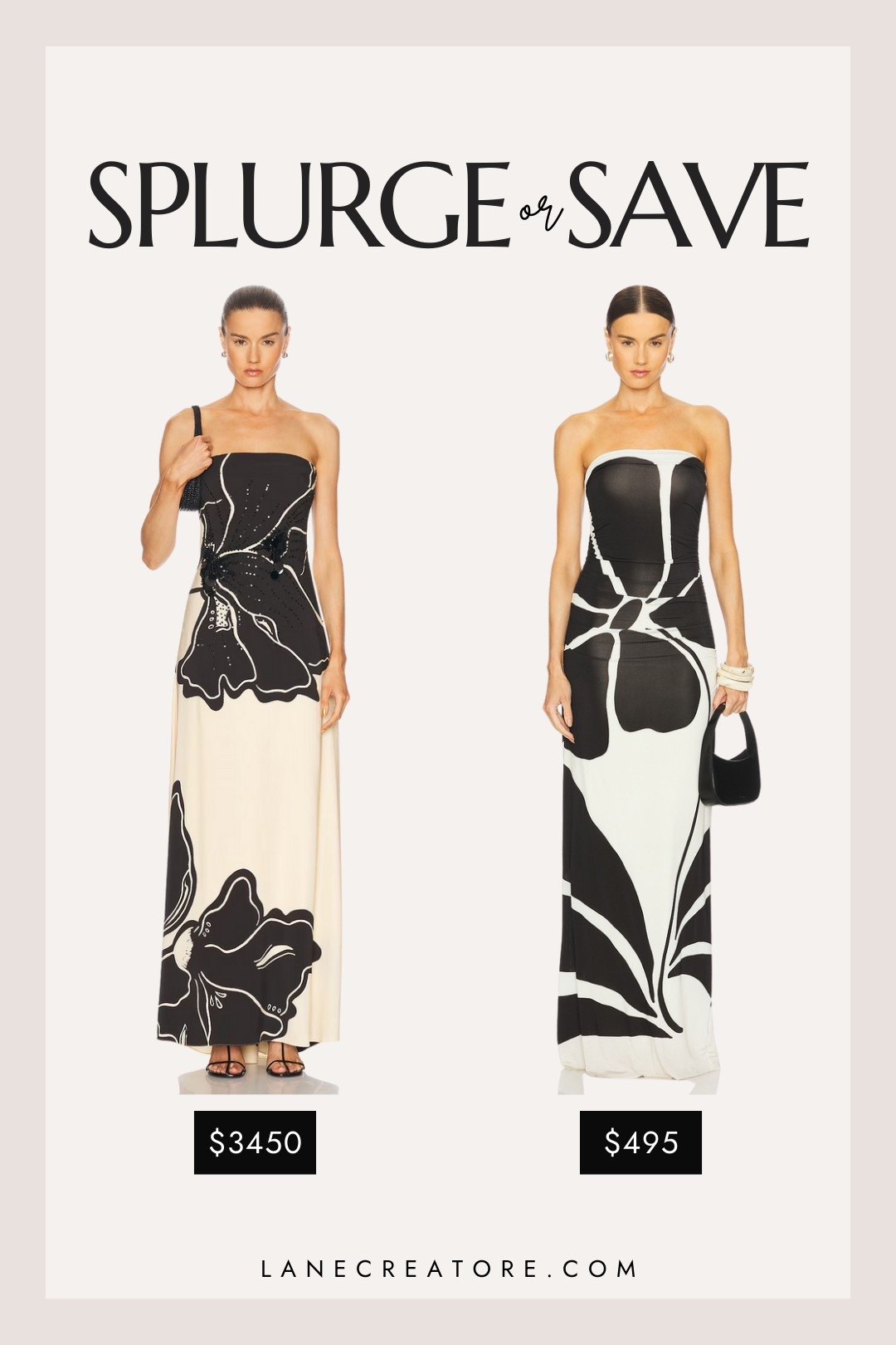 Johanna Ortiz dress dupe … Splurge or save?✨
.
.
.
Tags: Johanna Ortiz dress dupe. Johanna Ortiz inspired gown. Johanna Ortiz floral dress dupe. Cala de la Cruz dress dupe. Black and white floral gown. Strapless printed dress. Graphic floral print dress. High-end resort wear dupe. Summer formal dress. Black tie beach wedding guest dress. Statement strapless dress. Vacation evening gown. Designer gown dupe. Look for less. Splurge or save fashion. Johanna Ortiz dupes.#LTKStyleTip 

#LTKSeasonal #LTKWedding