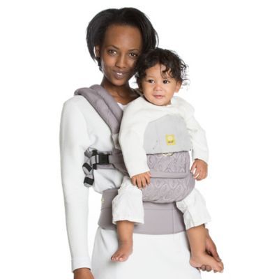 LÃ­llÃ©baby® Complete™ Embossed Luxe Baby Carrier in Pewter | buybuy BABY