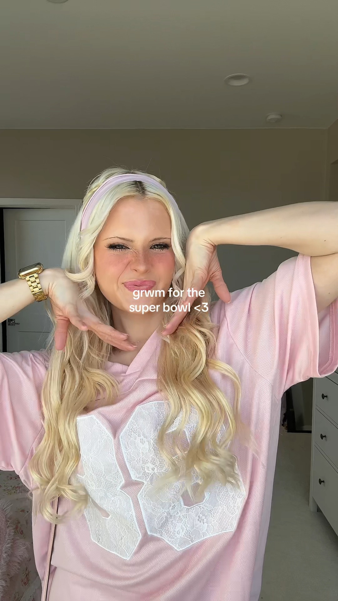 pink + girly + sporty = 🩷

 girly style, jersey outfit, pink headband, gold watch band, coquette, shabby chic, cottagecore, white maxi skirt, pink outfit, pink tops, pink sneakers, amazon finds, sporty chic, sporty outfit, maxi skirt outfit, coquette style, amazon fashion, amazon outfits 

#LTKWatchNow #LTKNYFW #LTKStyleTip