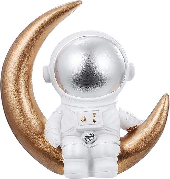 Amosfun Astronaut Figurine Resin Moon Spaceman Model Ornament Car Interior Figure for Astronaut P... | Amazon (US)