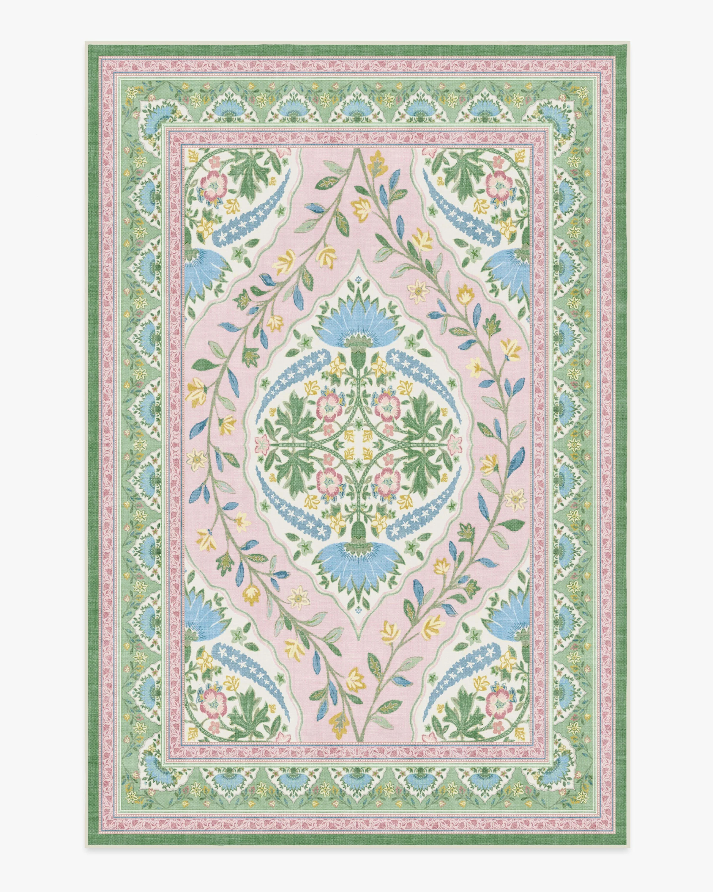 Skye Pink Multicolor Outdoor Rug by Mrs. Alice | Ruggable