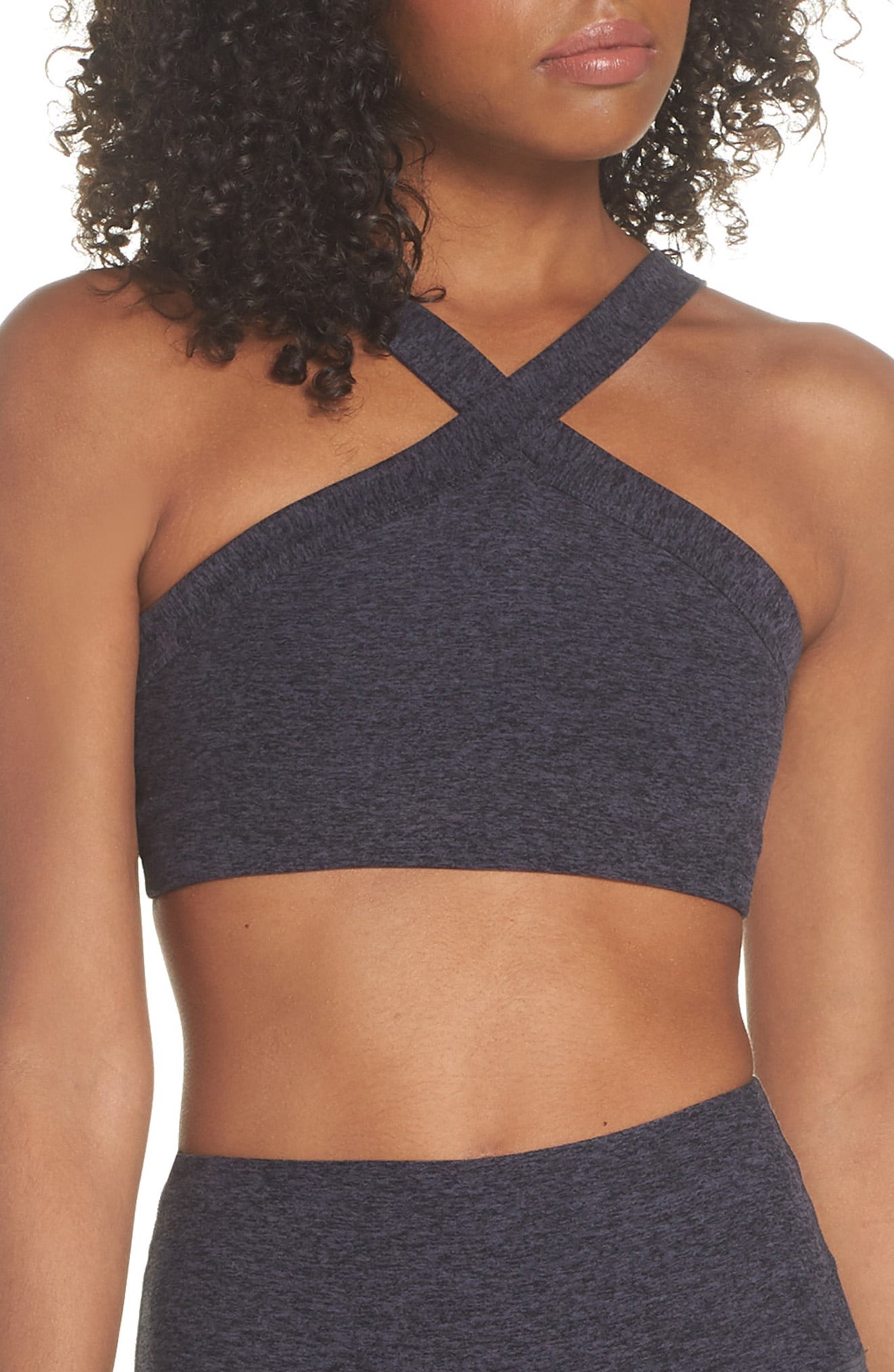 Beyond Yoga High Cut Crisscross Bra | Nordstrom