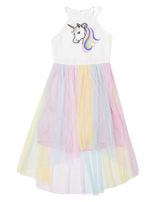 Speechless Little Girls Skirt with Unicorn Embroidery Dress & Reviews - Dresses - Kids - Macy's | Macys (US)