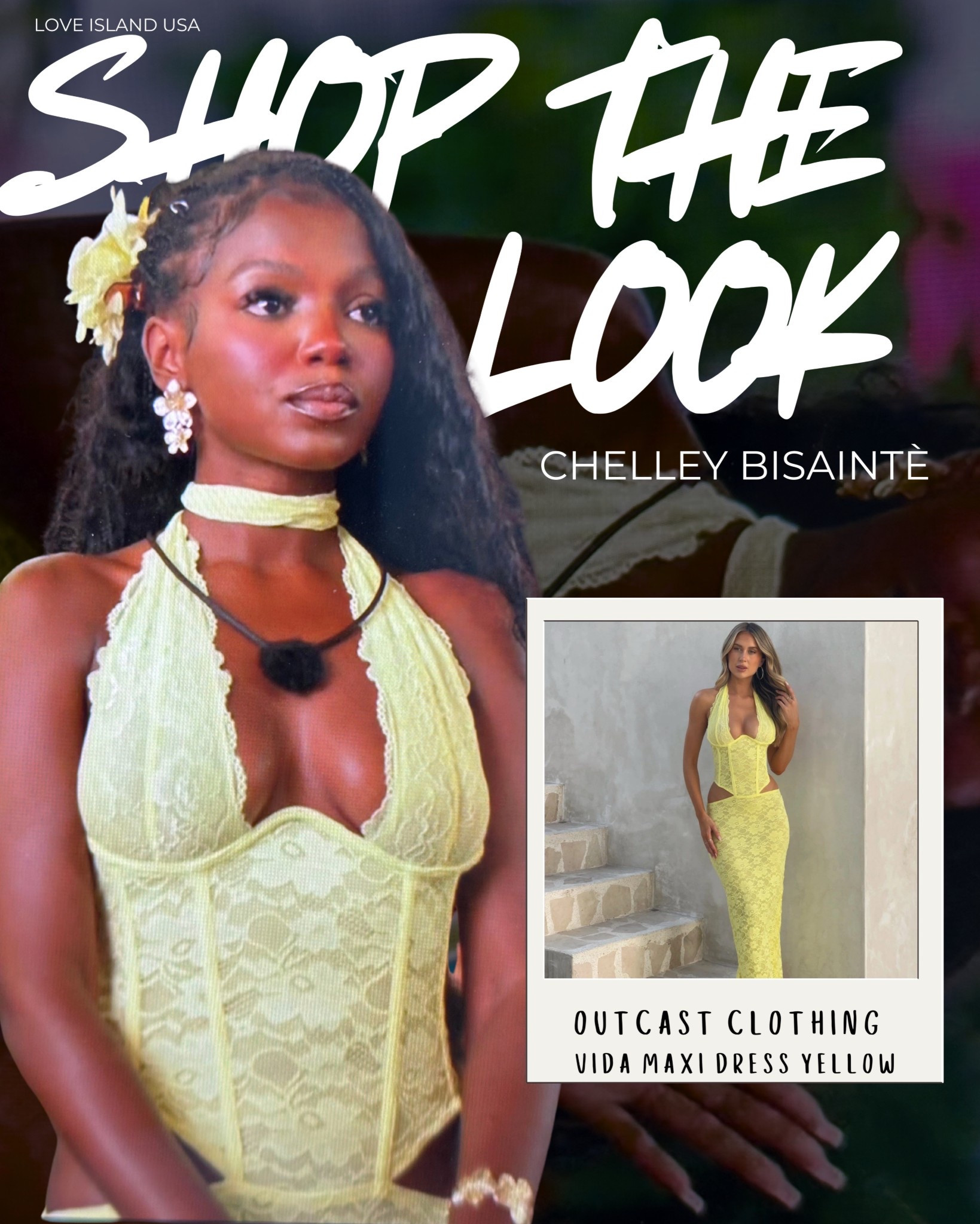 Chelley just shut it DOWN in this yellow lace moment on Love Island USA and I had to link it ASAP 💛

This is the Outcast Clothing Vida Maxi Dress — and it’s everything:
✨ buttery-soft lace
✨ corset-style bodice
✨ halter cut with that perfect hourglass silhouette

It’s sexy, bold, and villa-approved — exactly what you want for a summer event, vacation dinner, or rooftop night out. Chelley wore it flawlessly, and honestly? It’s giving bombshell energy.

🛍️ Linked right here — grab yours before it sells out!

#LoveIslandUSA #ChelleyBisaintè #OutcastClothing #VidaMaxiDress #YellowLaceDress #CorsetMaxi #LoveIslandFashion #LTKStyle #SummerLooks #VacationOutfit #LTKSeasonal #WhatToWear #ShopTheLook #IslandGlam #BombshellStyle #LTKFinds #LTKLinked

#LTKSeasonal #LTKParties #LTKTravel