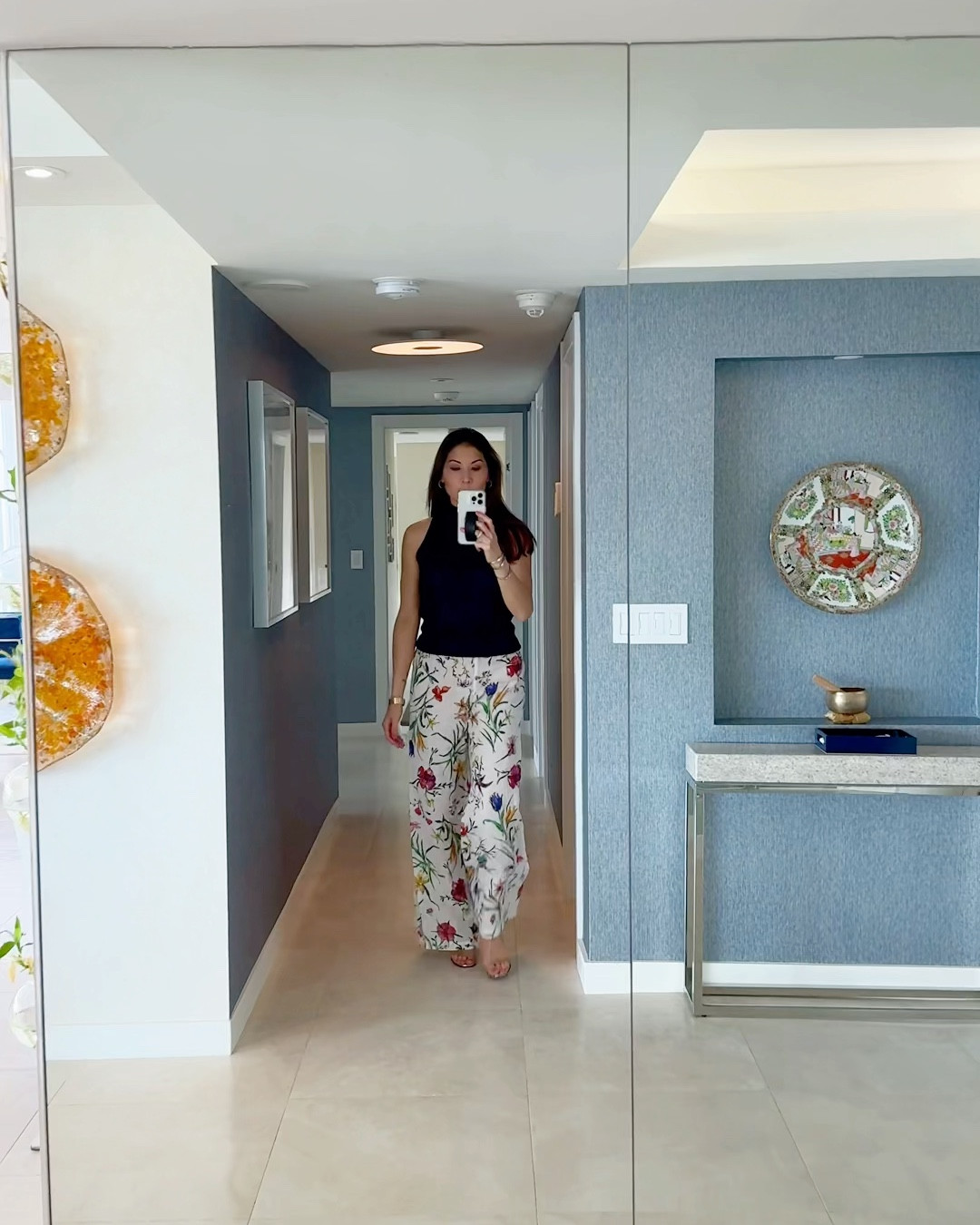 Sleeveless silk knit for the win 💙

#LTKSeasonal #LTKstyletip