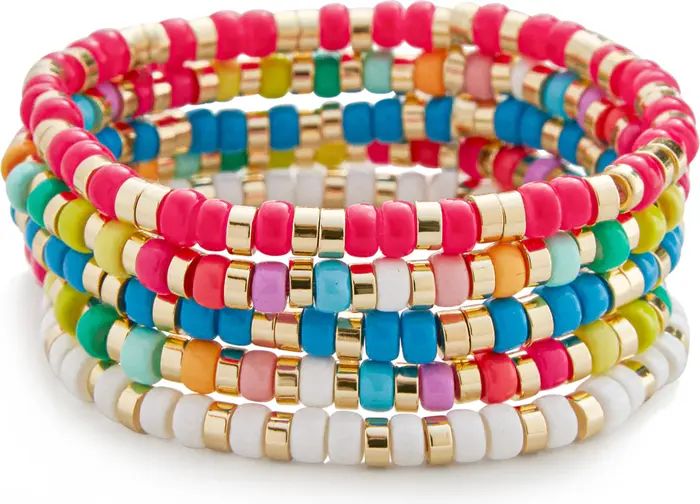Set of 5 Beaded Bracelets | Nordstrom