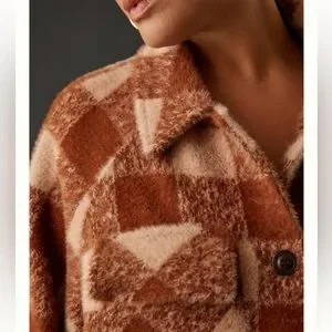 Greylin Copper Longline Shirt Jacket, Size Medium. | Poshmark