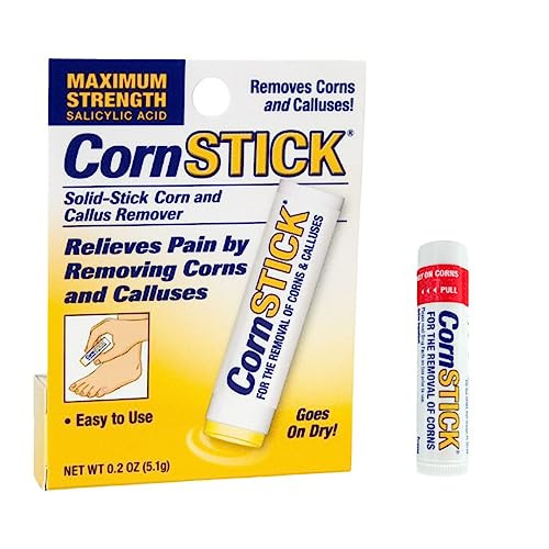 Amazon.com: CornStick Maximum Strength Salicylic Acid Solid-Stick Corn and Callus Remover 0.2 Oz ... | Amazon (US)
