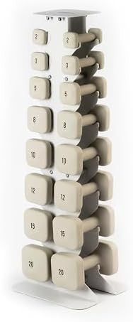 WeGym SafeGrip Square Dumbbells with Anti Slip Handles, Aesthetic Free Weights for Home Workouts,... | Amazon (US)